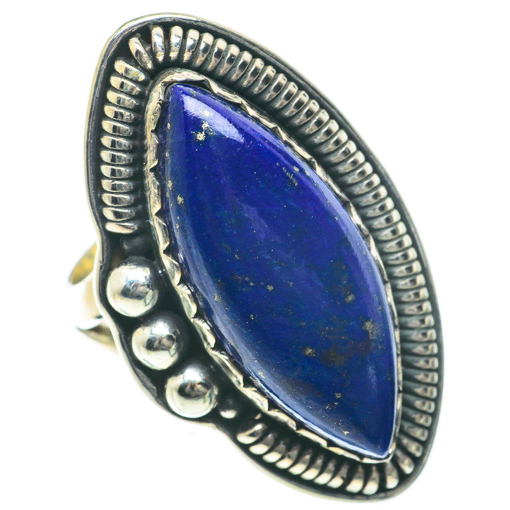 Lapis Lazuli Rings handcrafted by Anasilvercos - RING64112