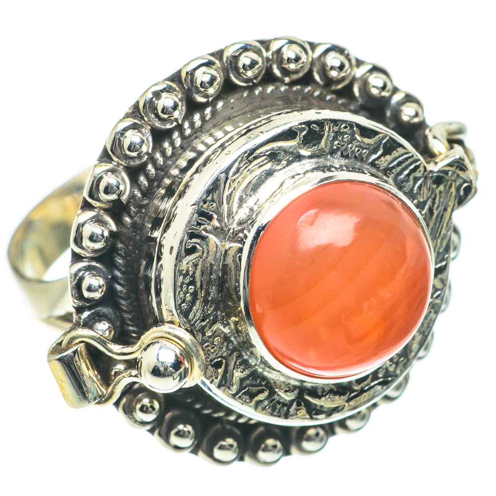 Carnelian Rings handcrafted by Anasilvercos - RING64123
