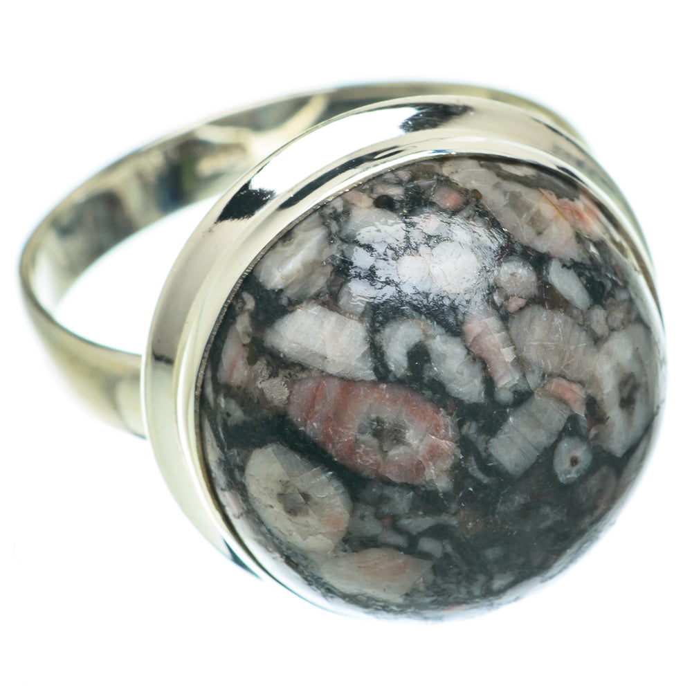 Crinoid Fossil Rings handcrafted by Anasilvercos - RING64138