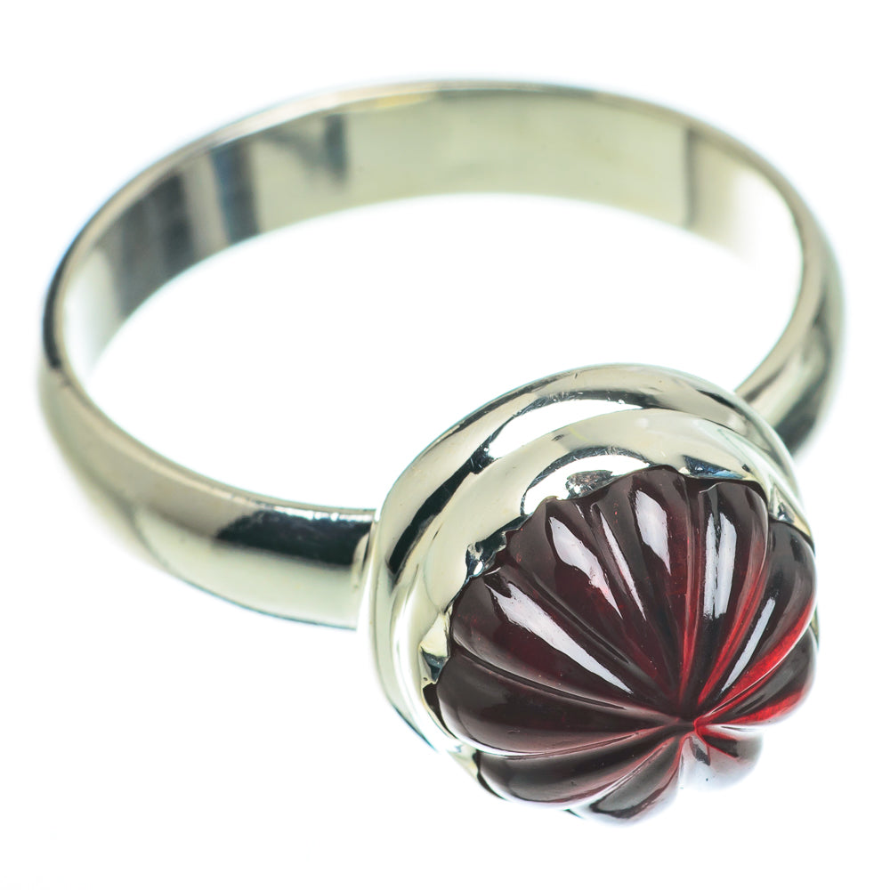 Garnet Rings handcrafted by Anasilvercos - RING64143