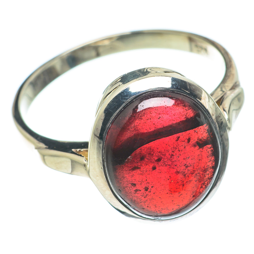 Garnet Rings handcrafted by Anasilvercos - RING64144