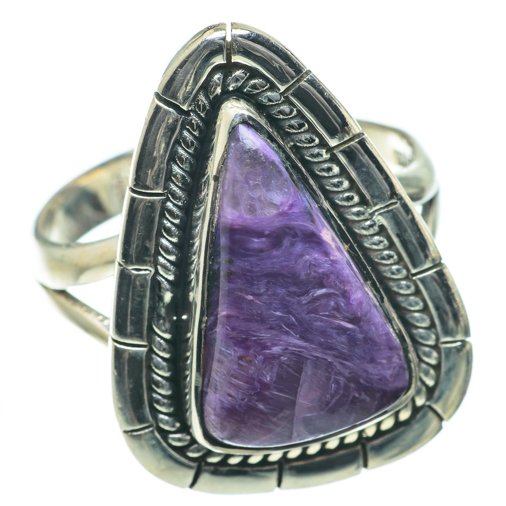 Charoite Rings handcrafted by Anasilvercos - RING64145
