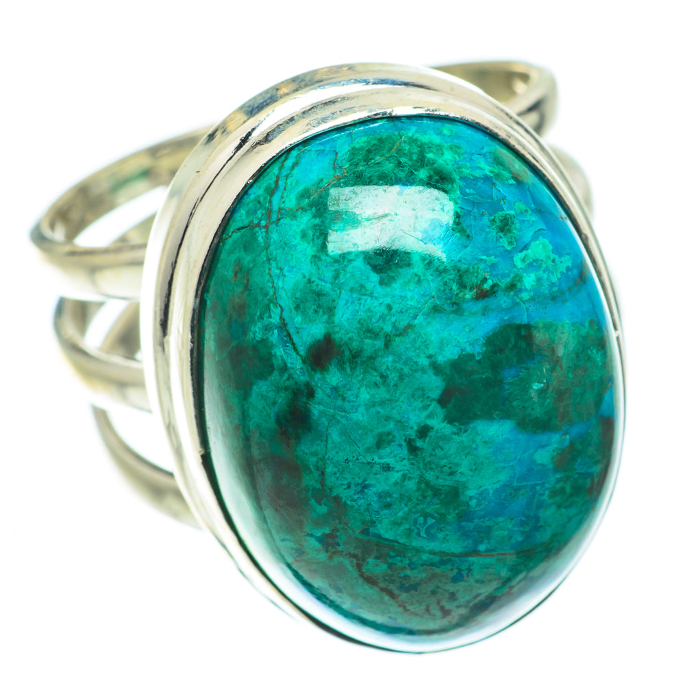 Chrysocolla Rings handcrafted by Anasilvercos - RING64164