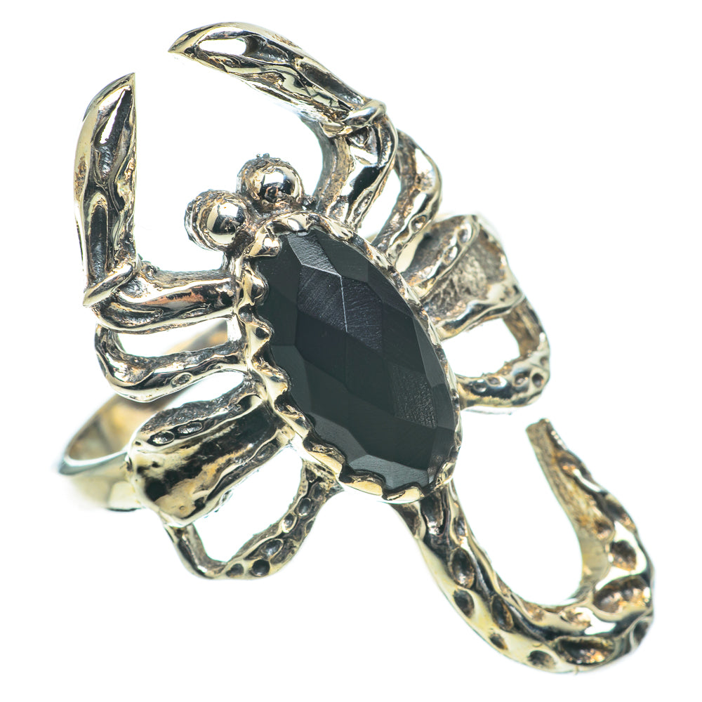 Black Onyx Rings handcrafted by Anasilvercos - RING64176