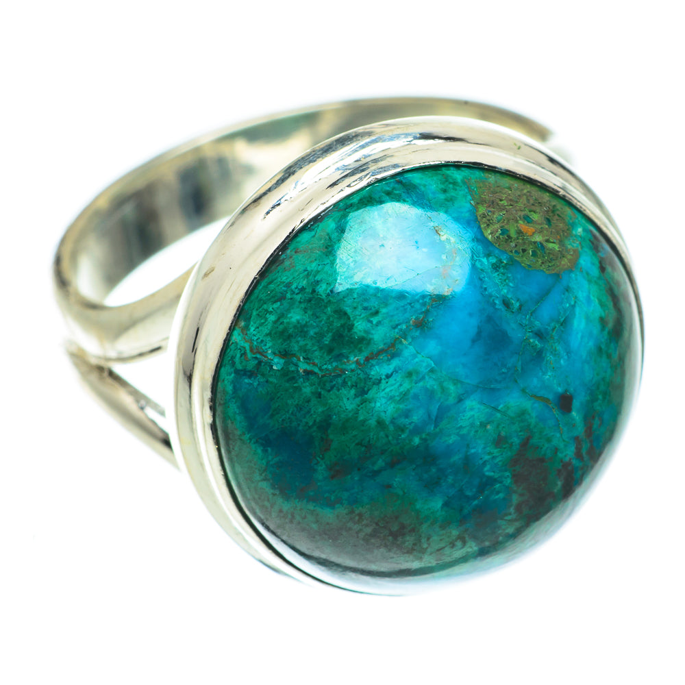 Chrysocolla Rings handcrafted by Anasilvercos - RING64179