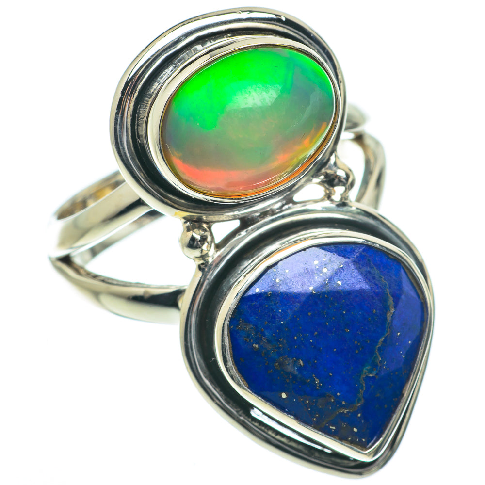 Lapis Lazuli Rings handcrafted by Anasilvercos - RING64181