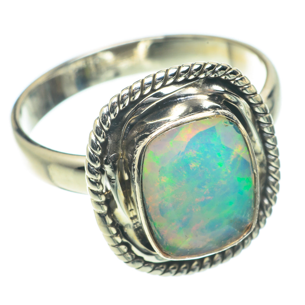 Ethiopian Opal Rings handcrafted by Anasilvercos - RING64183