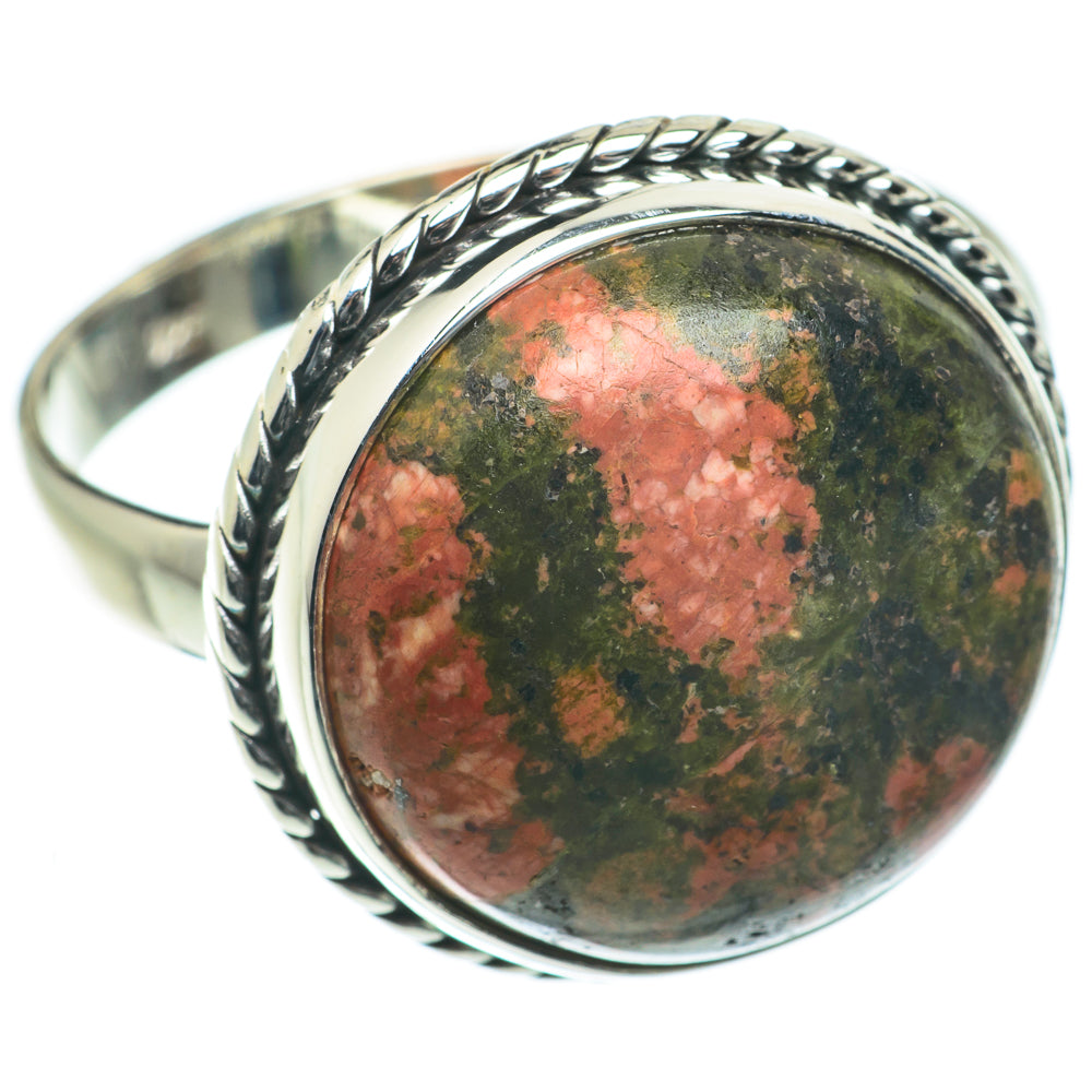 Unakite Rings handcrafted by Anasilvercos - RING64189