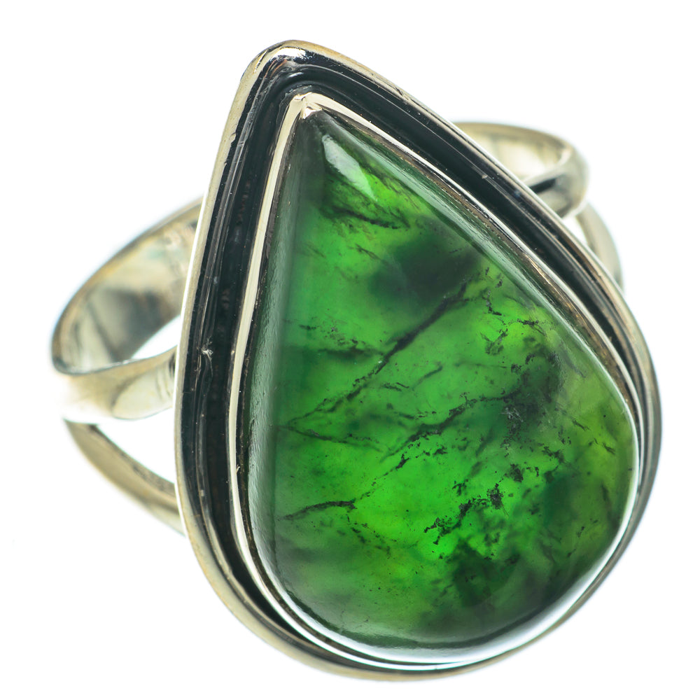 Green Aventurine Rings handcrafted by Anasilvercos - RING64190