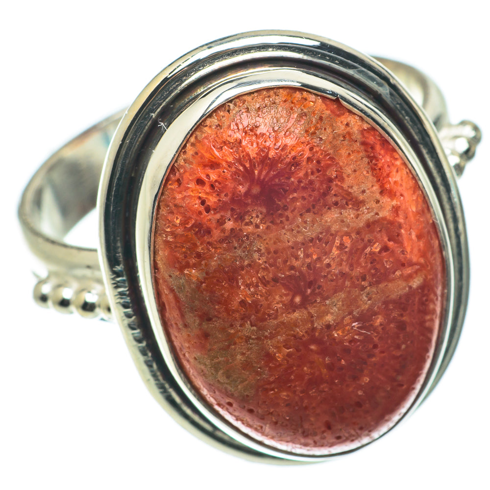 Sponge Coral Rings handcrafted by Anasilvercos - RING64193