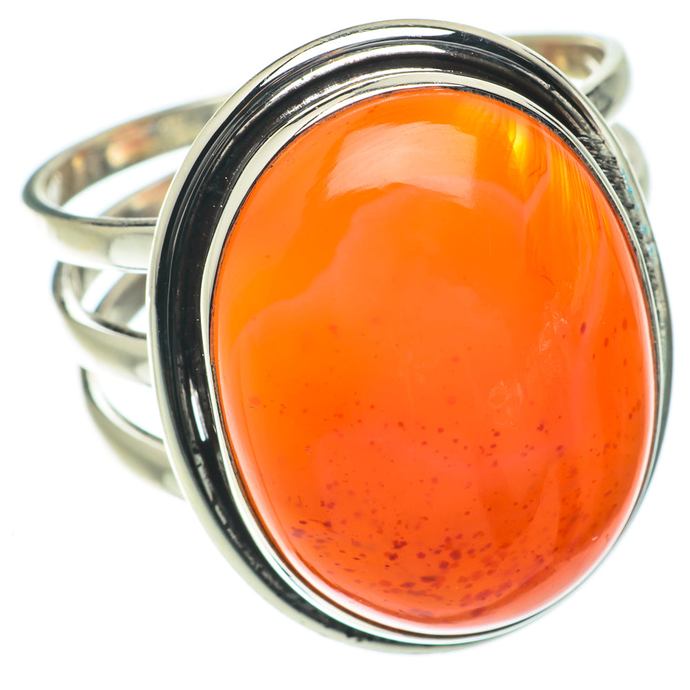 Carnelian Rings handcrafted by Anasilvercos - RING64194