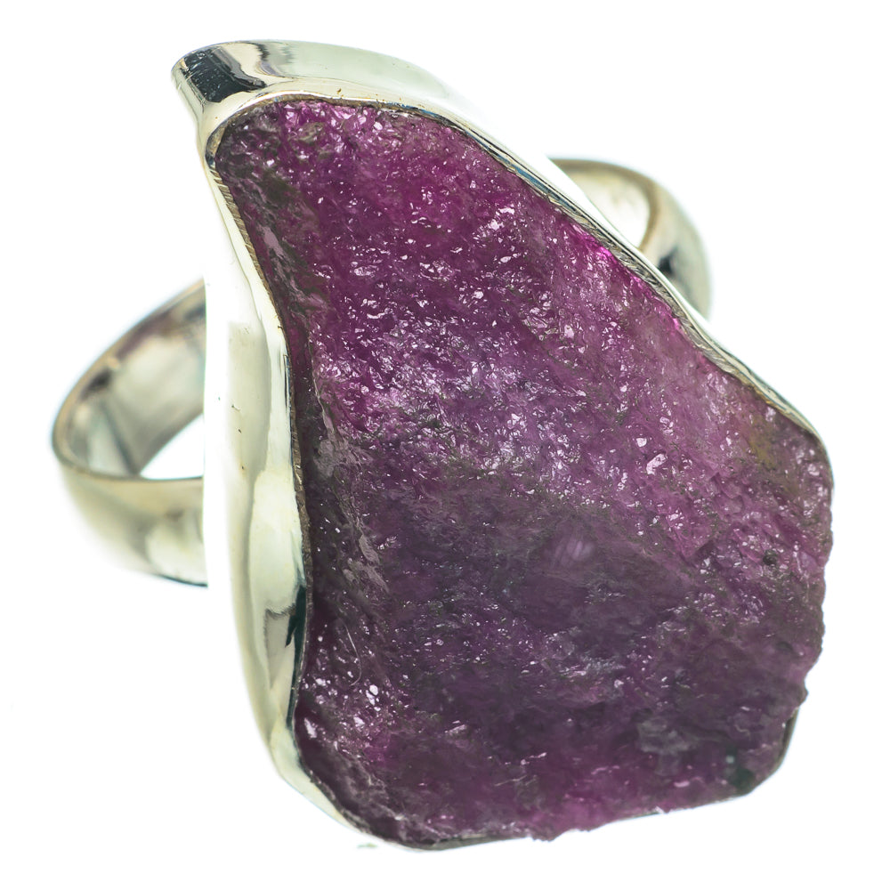 Ruby Zoisite Rings handcrafted by Anasilvercos - RING64196