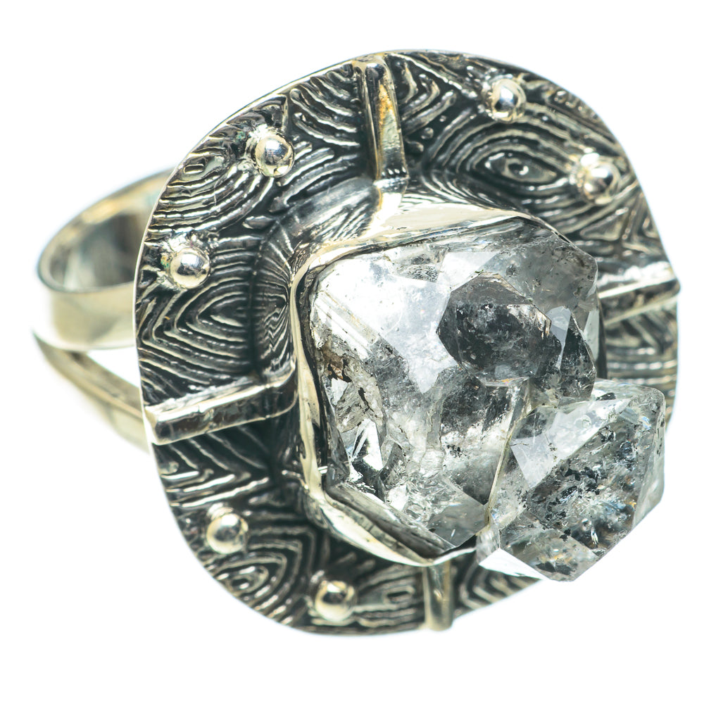 Herkimer Diamond Rings handcrafted by Anasilvercos - RING64201