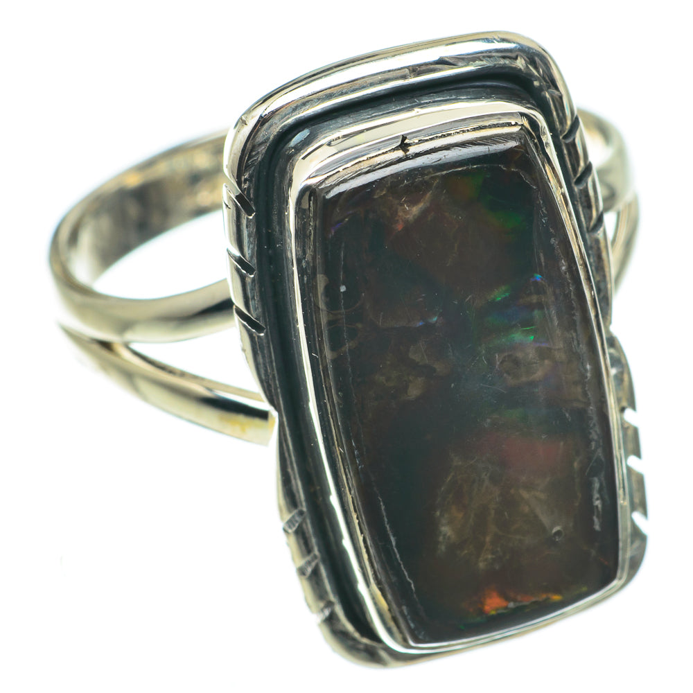 Ammolite Rings handcrafted by Anasilvercos - RING64204