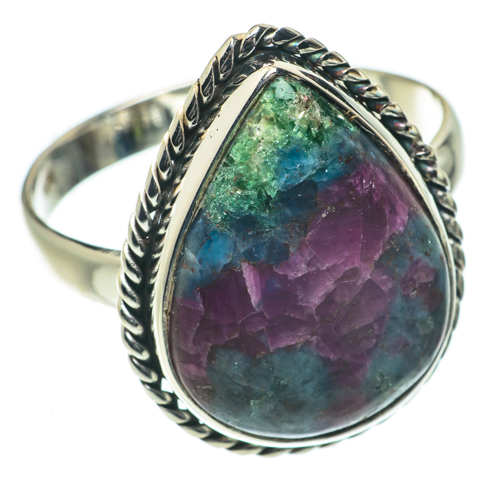 Ruby Fuchsite Rings handcrafted by Anasilvercos - RING64205
