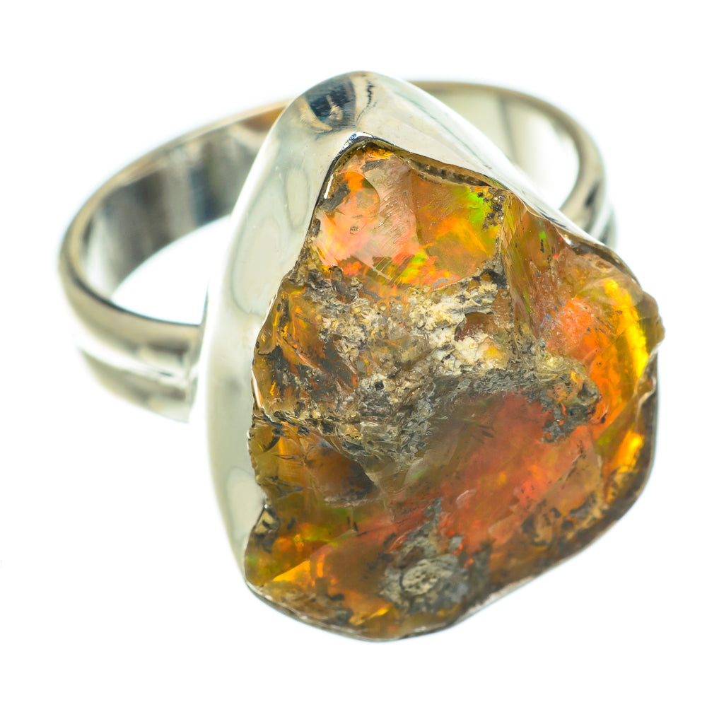 Ethiopian Opal Rings handcrafted by Anasilvercos - RING64207