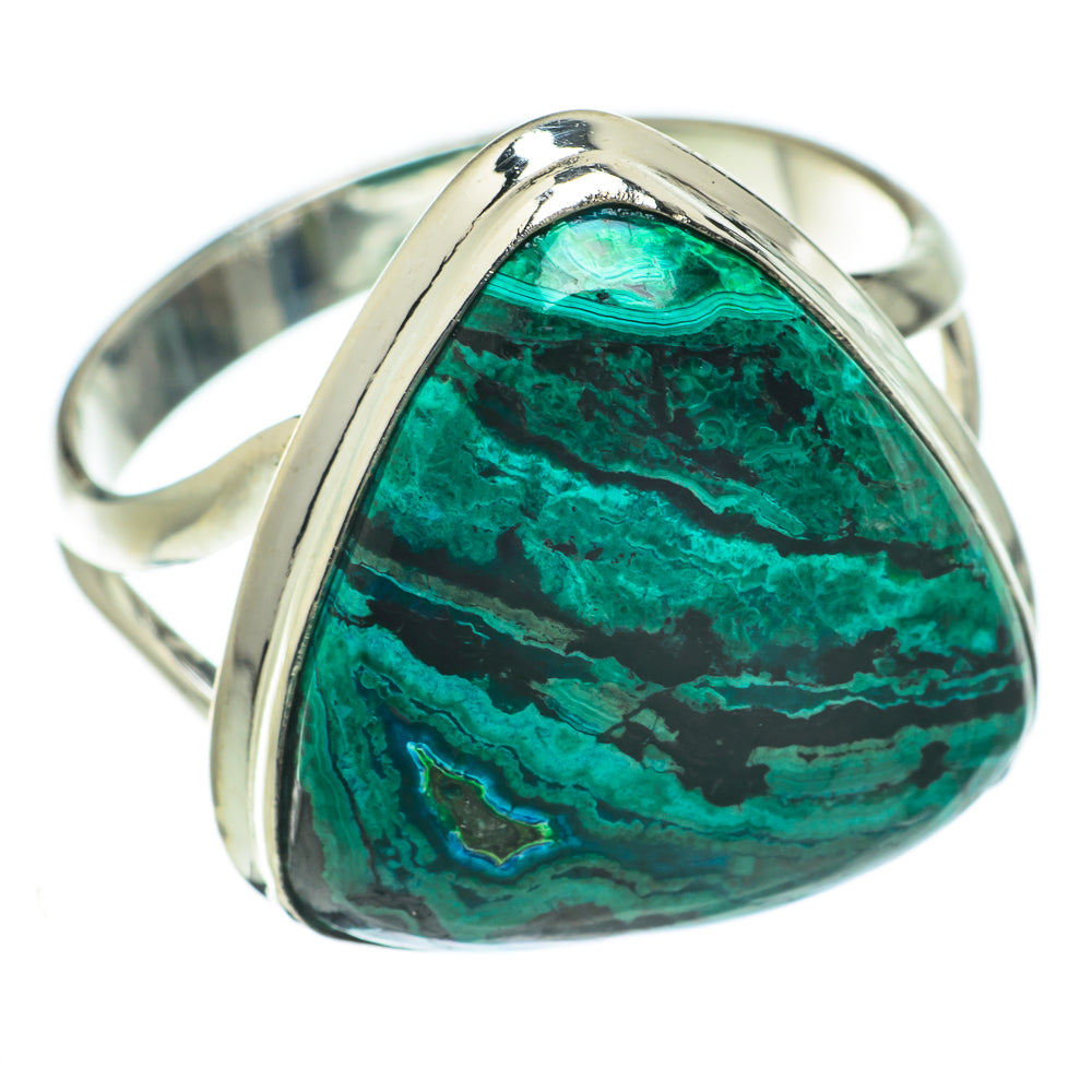 Chrysocolla Rings handcrafted by Anasilvercos - RING64214