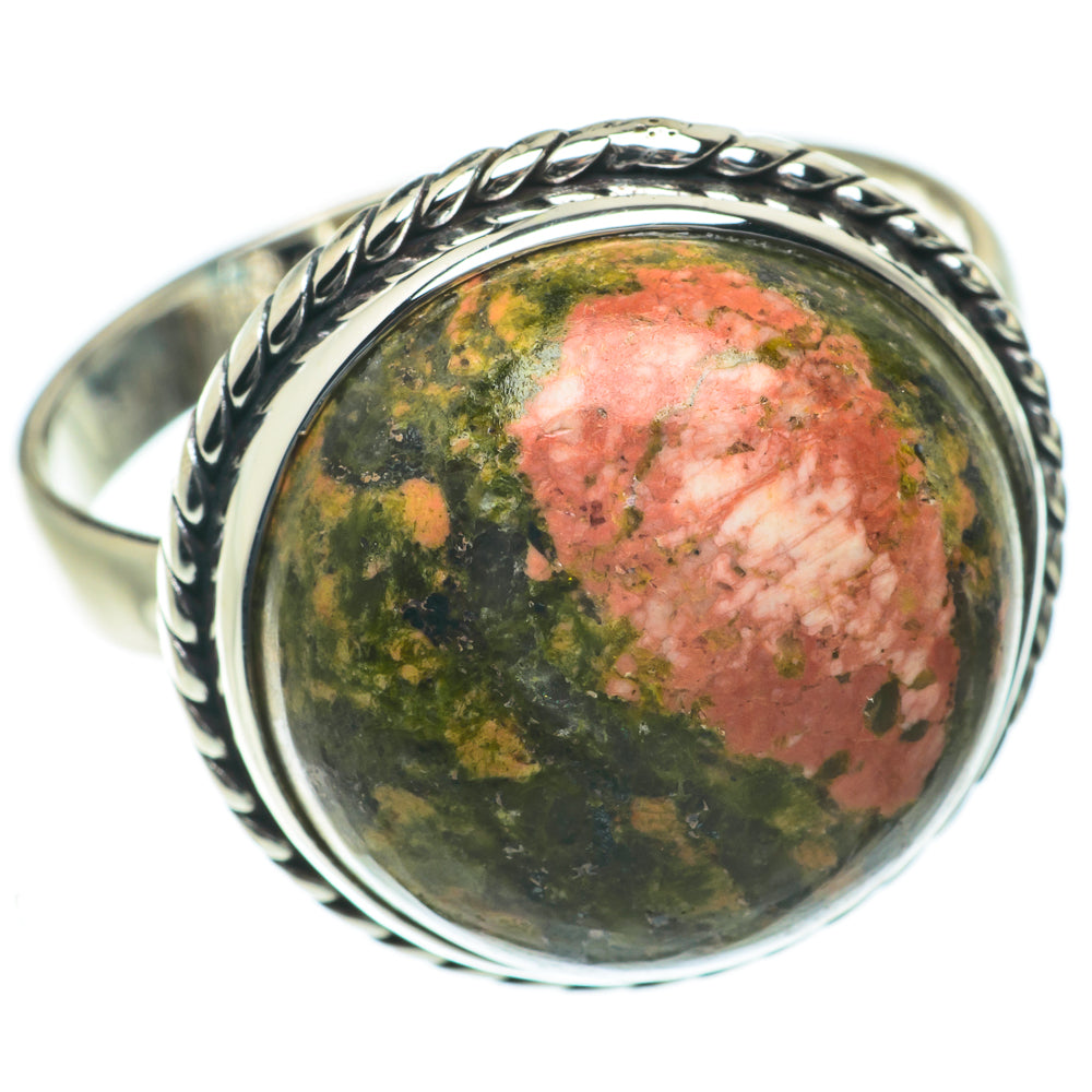 Unakite Rings handcrafted by Anasilvercos - RING64215