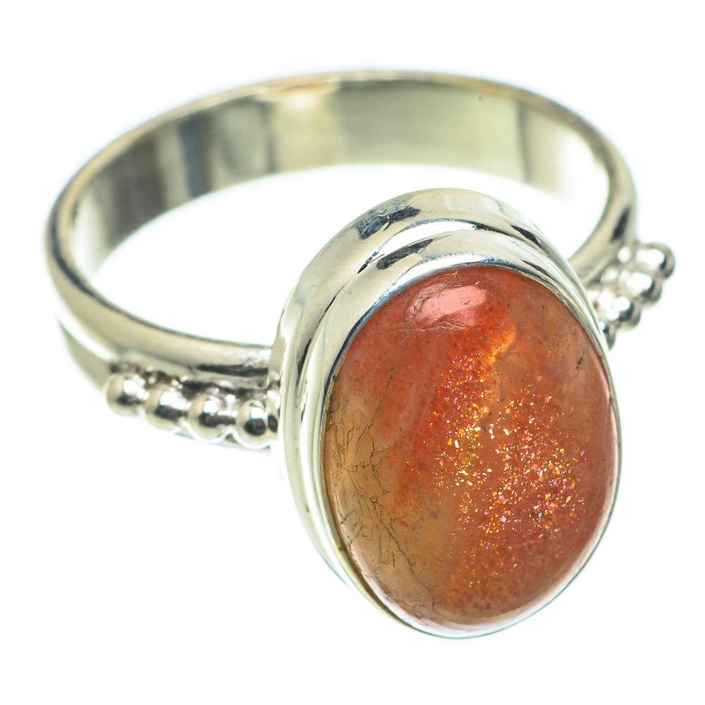 Sunstone Rings handcrafted by Anasilvercos - RING64219
