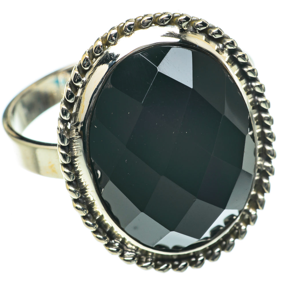 Black Onyx Rings handcrafted by Anasilvercos - RING64228