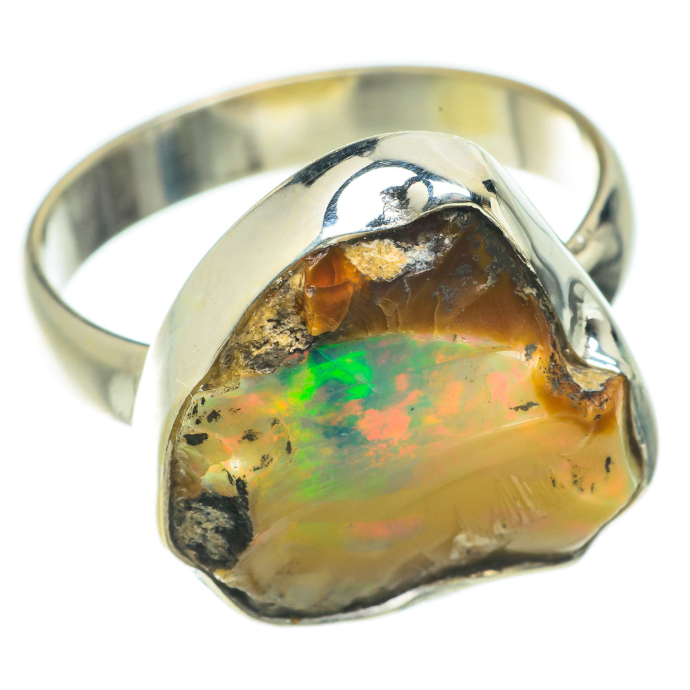 Ethiopian Opal Rings handcrafted by Anasilvercos - RING64231