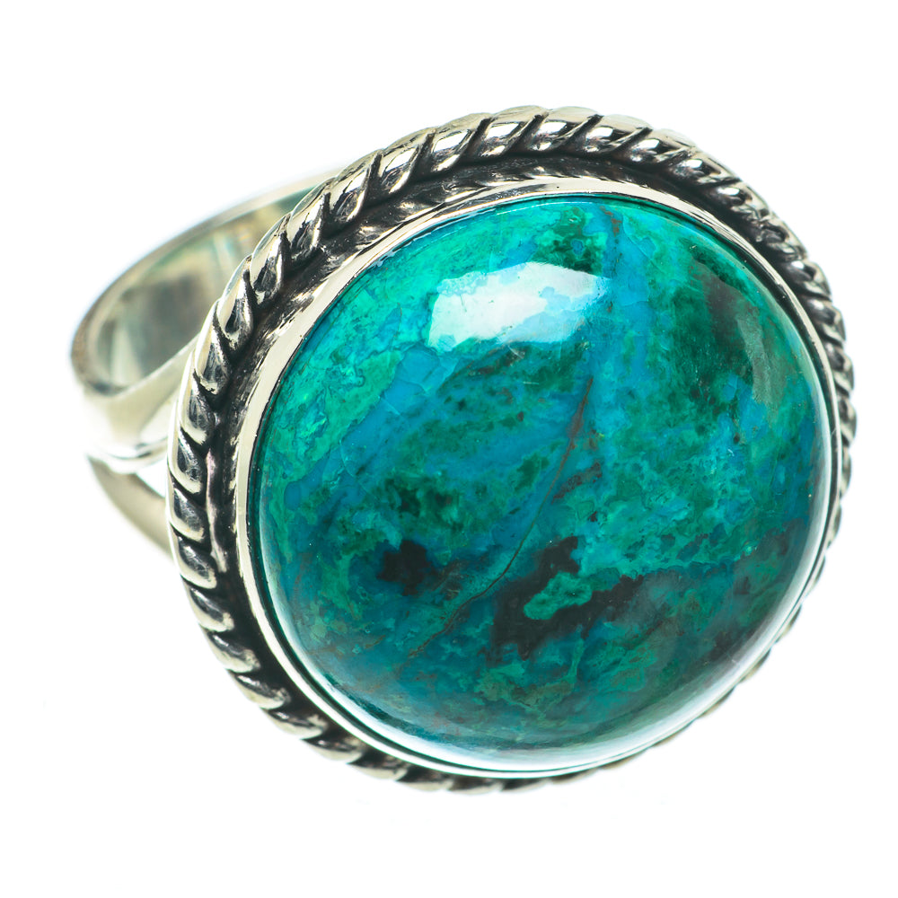 Chrysocolla Rings handcrafted by Anasilvercos - RING64233