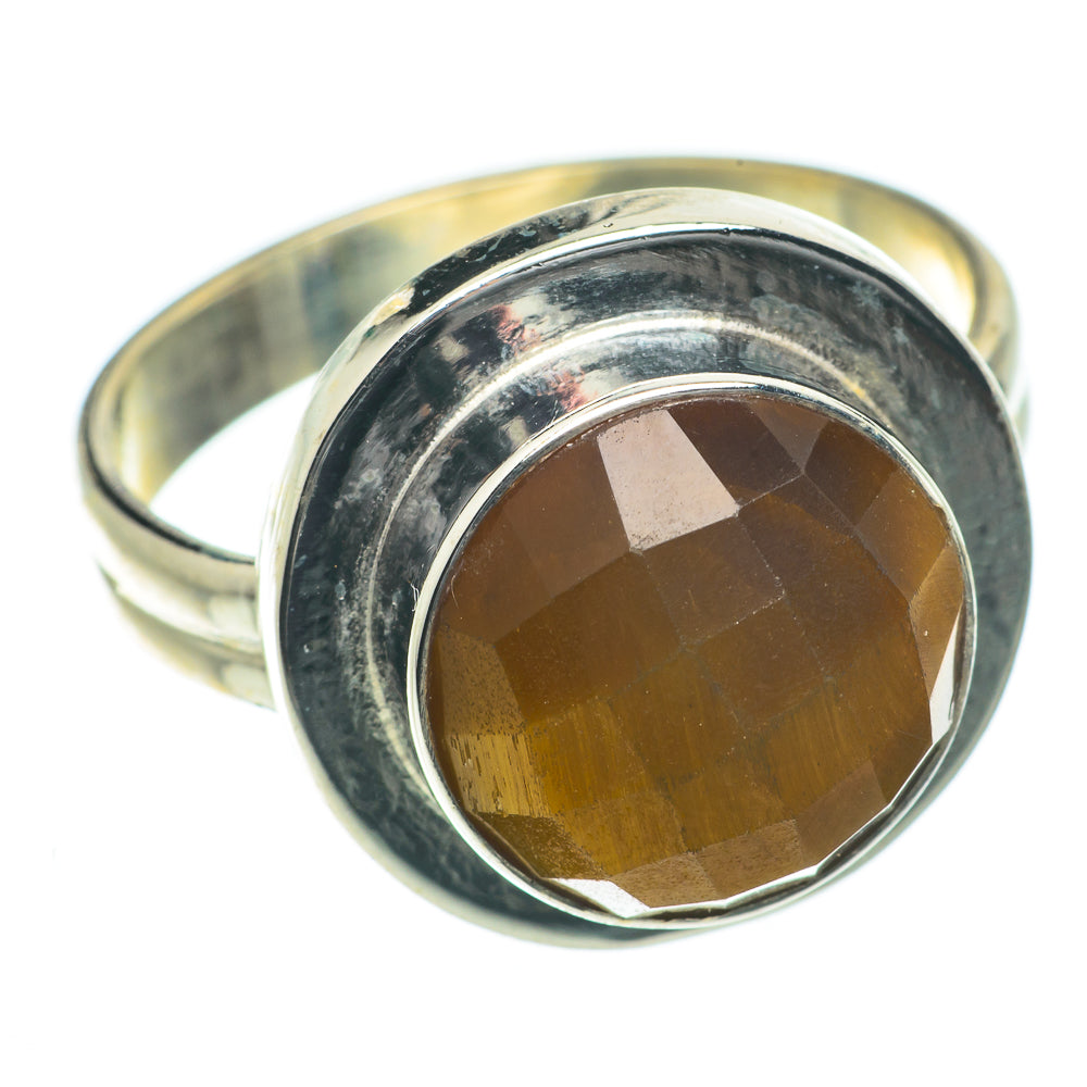 Tiger Eye Rings handcrafted by Anasilvercos - RING64238