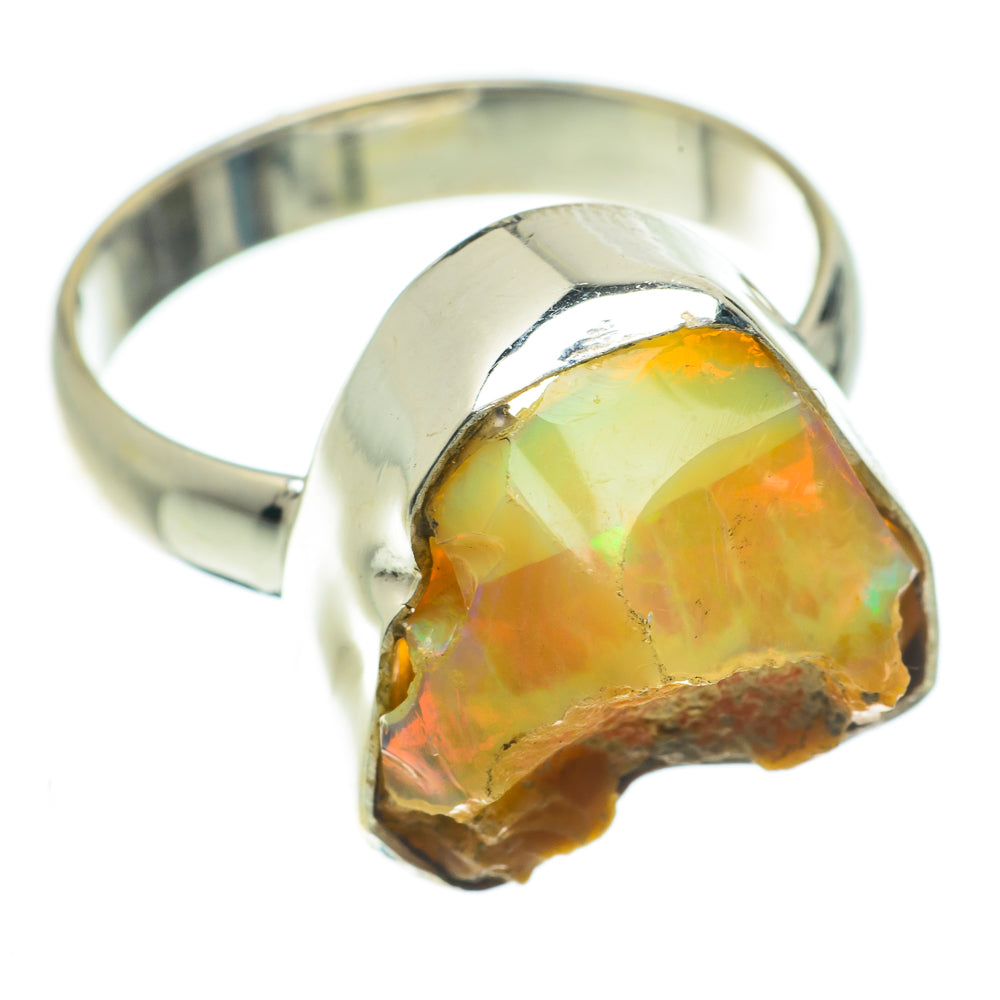 Ethiopian Opal Rings handcrafted by Anasilvercos - RING64251