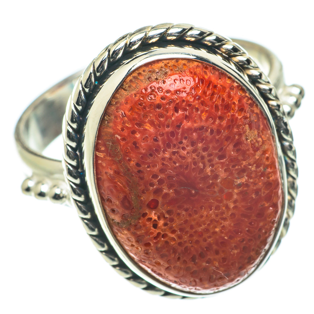 Sponge Coral Rings handcrafted by Anasilvercos - RING64260