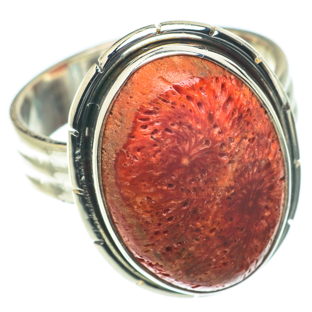 Sponge Coral Rings handcrafted by Anasilvercos - RING64261