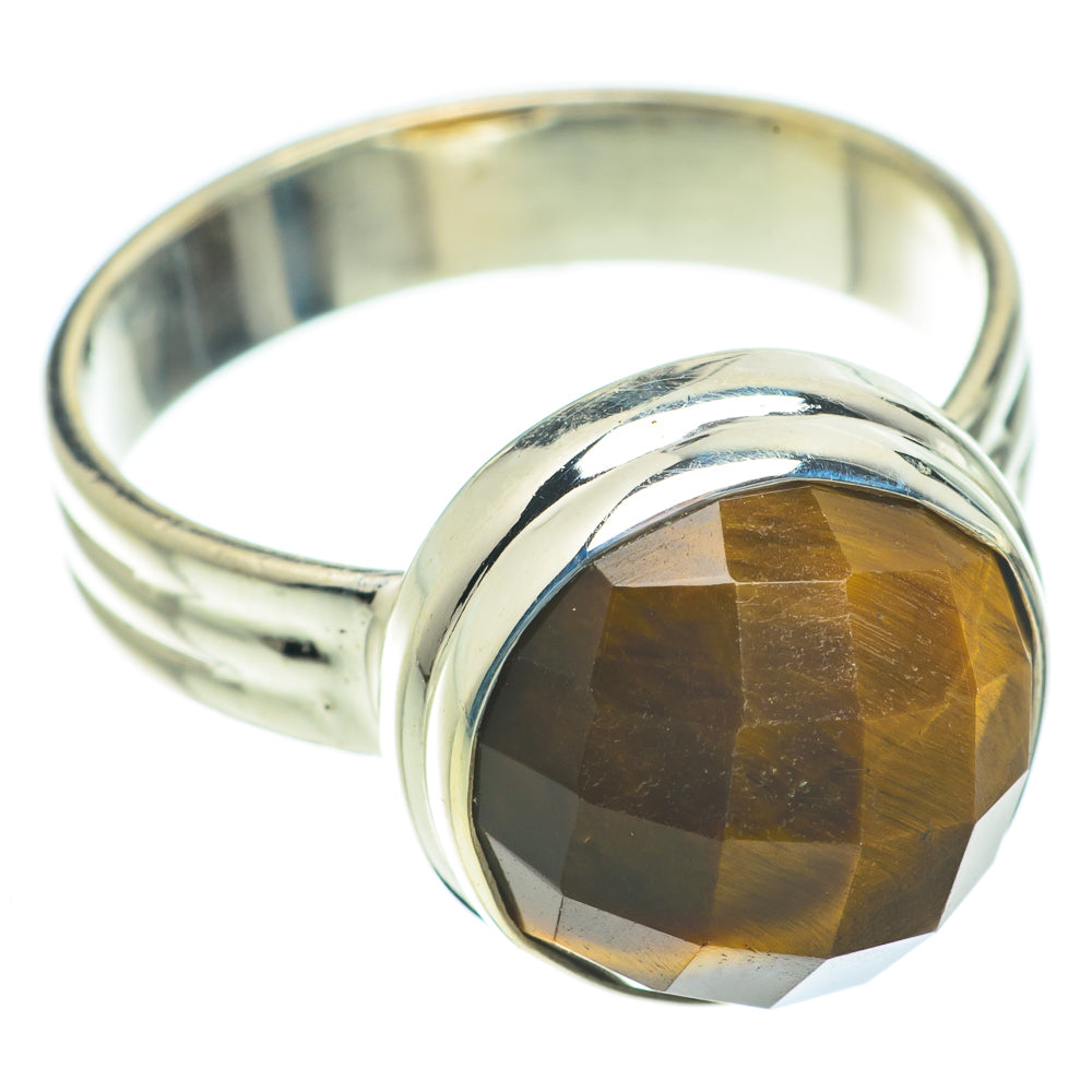 Tiger Eye Rings handcrafted by Anasilvercos - RING64279