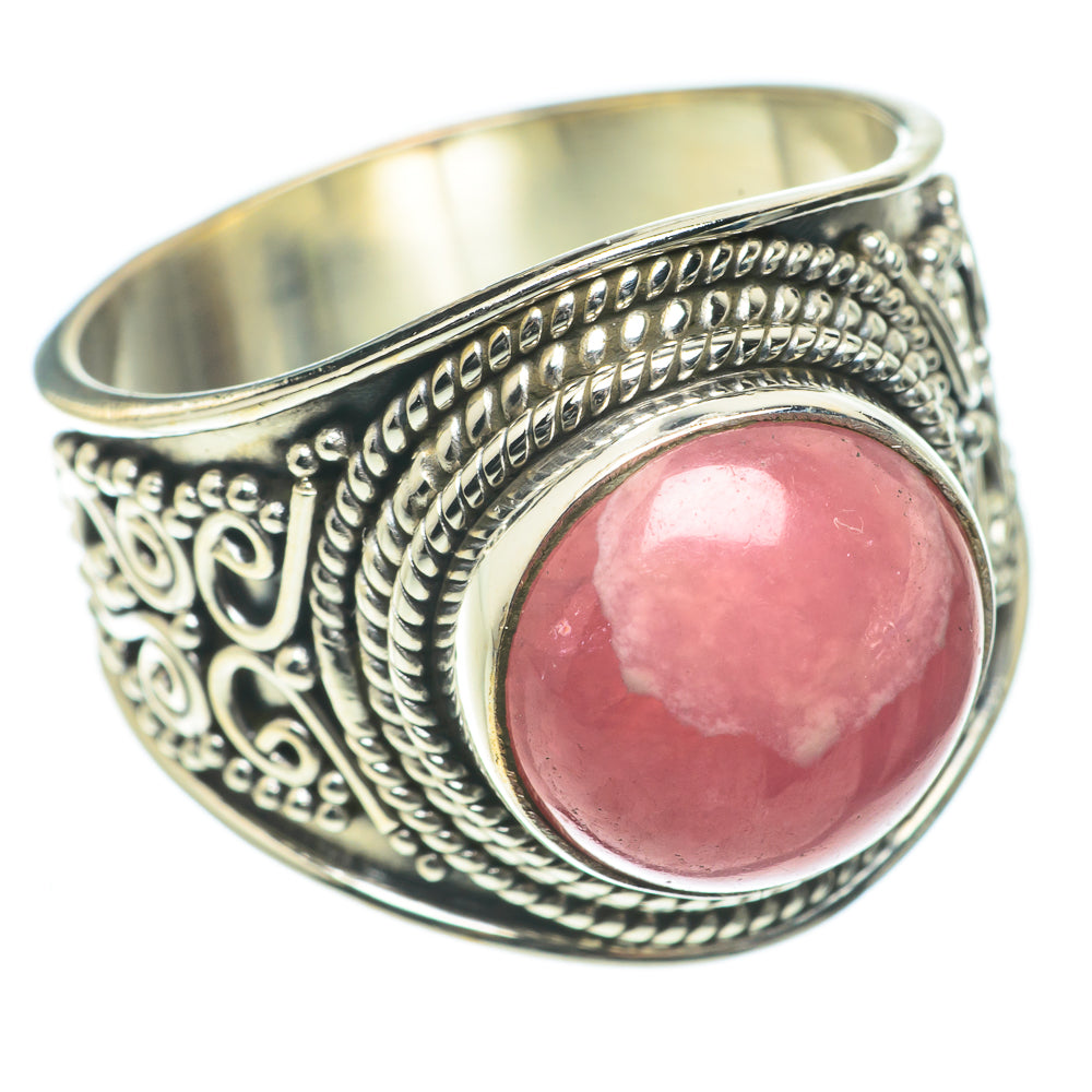 Rhodochrosite Rings handcrafted by Anasilvercos - RING64282