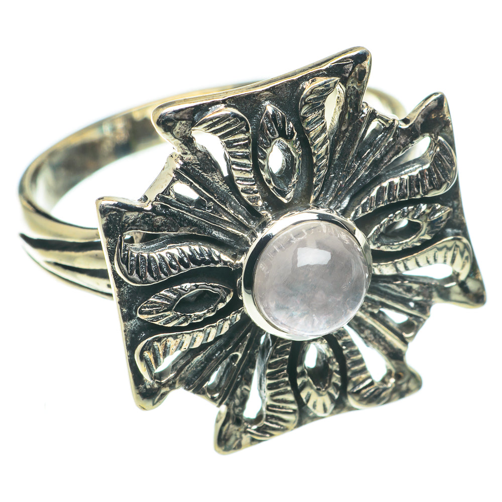 Rose Quartz Rings handcrafted by Anasilvercos - RING64283