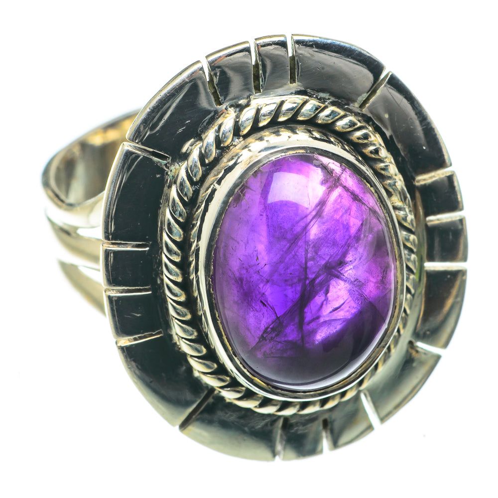 Amethyst Rings handcrafted by Anasilvercos - RING64285