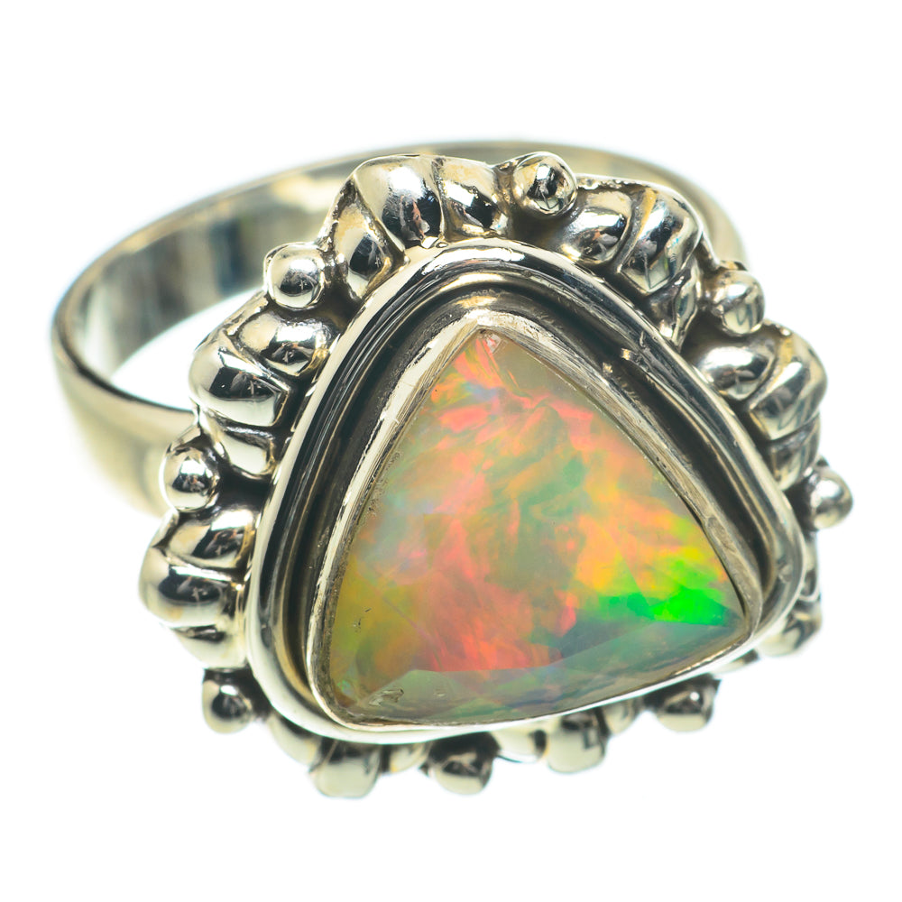 Ethiopian Opal Rings handcrafted by Anasilvercos - RING64290