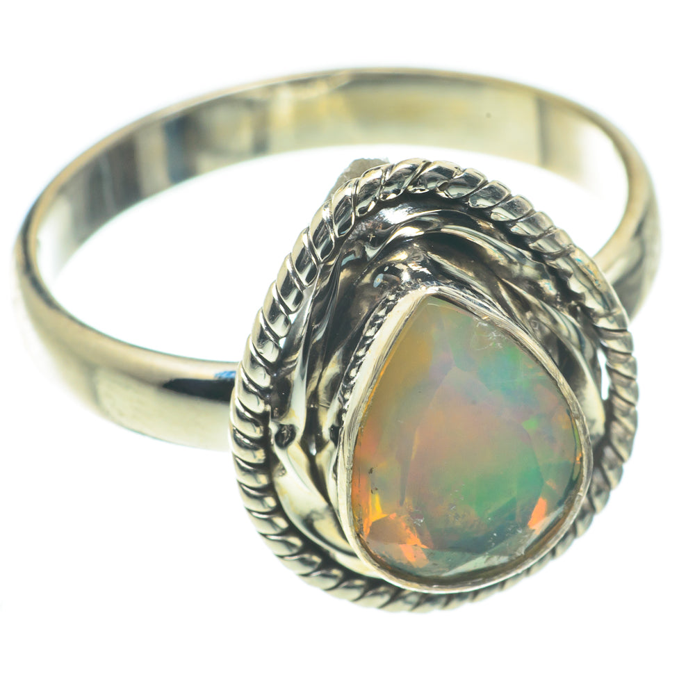 Ethiopian Opal Rings handcrafted by Anasilvercos - RING64292