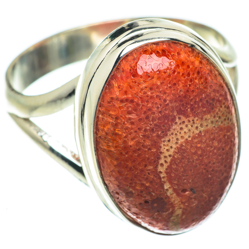 Sponge Coral Rings handcrafted by Anasilvercos - RING64300