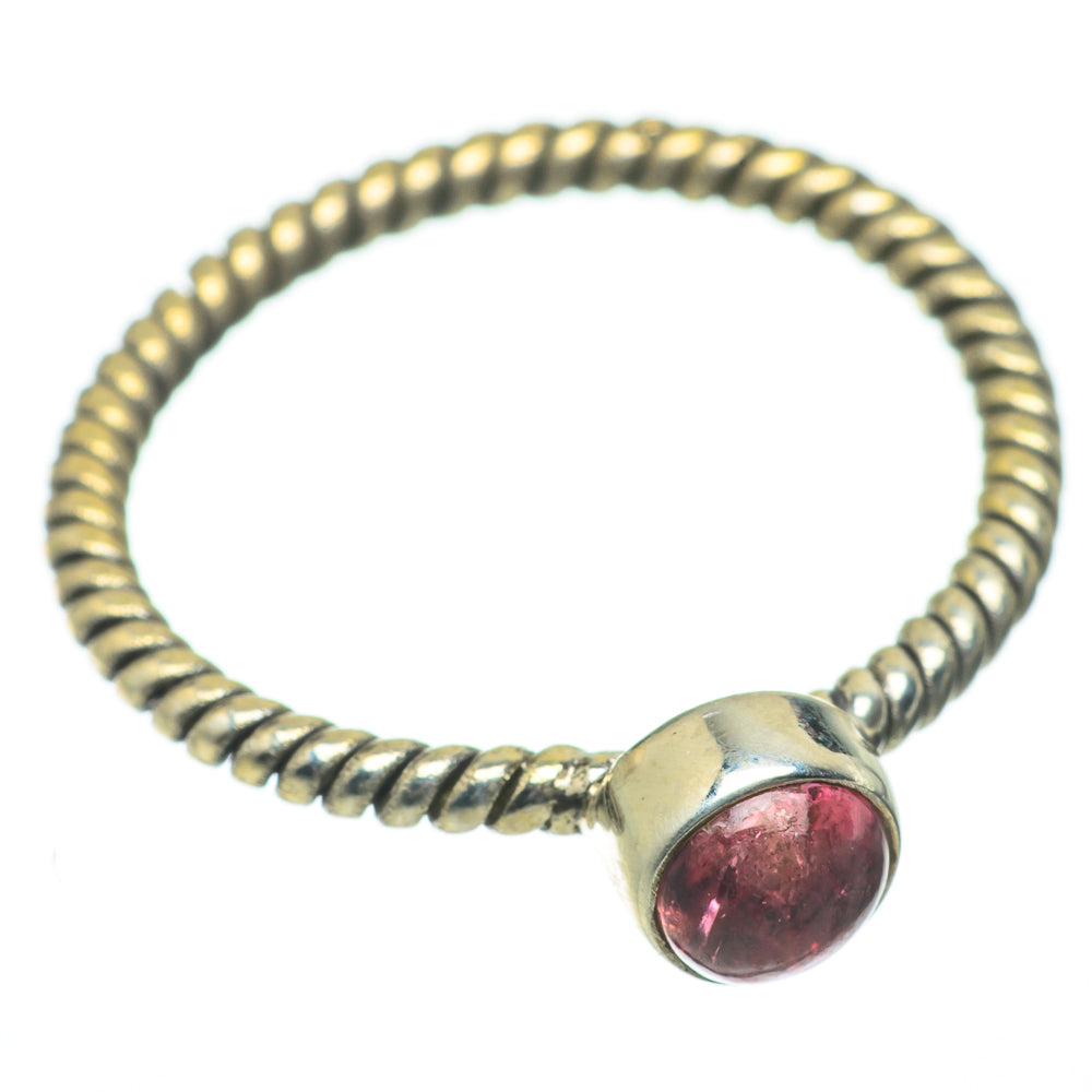 Pink Tourmaline Rings handcrafted by Anasilvercos - RING64303