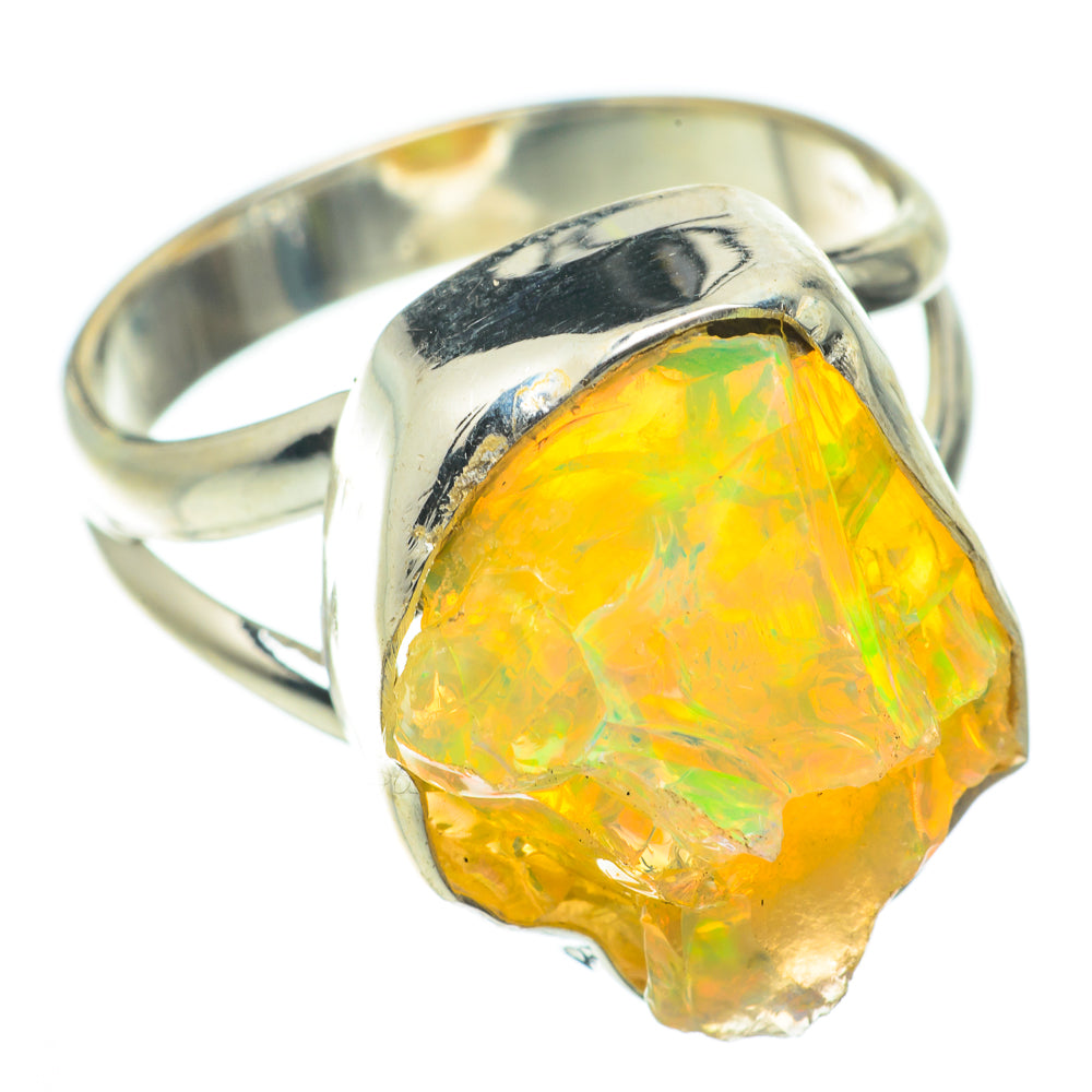 Ethiopian Opal Rings handcrafted by Anasilvercos - RING64305