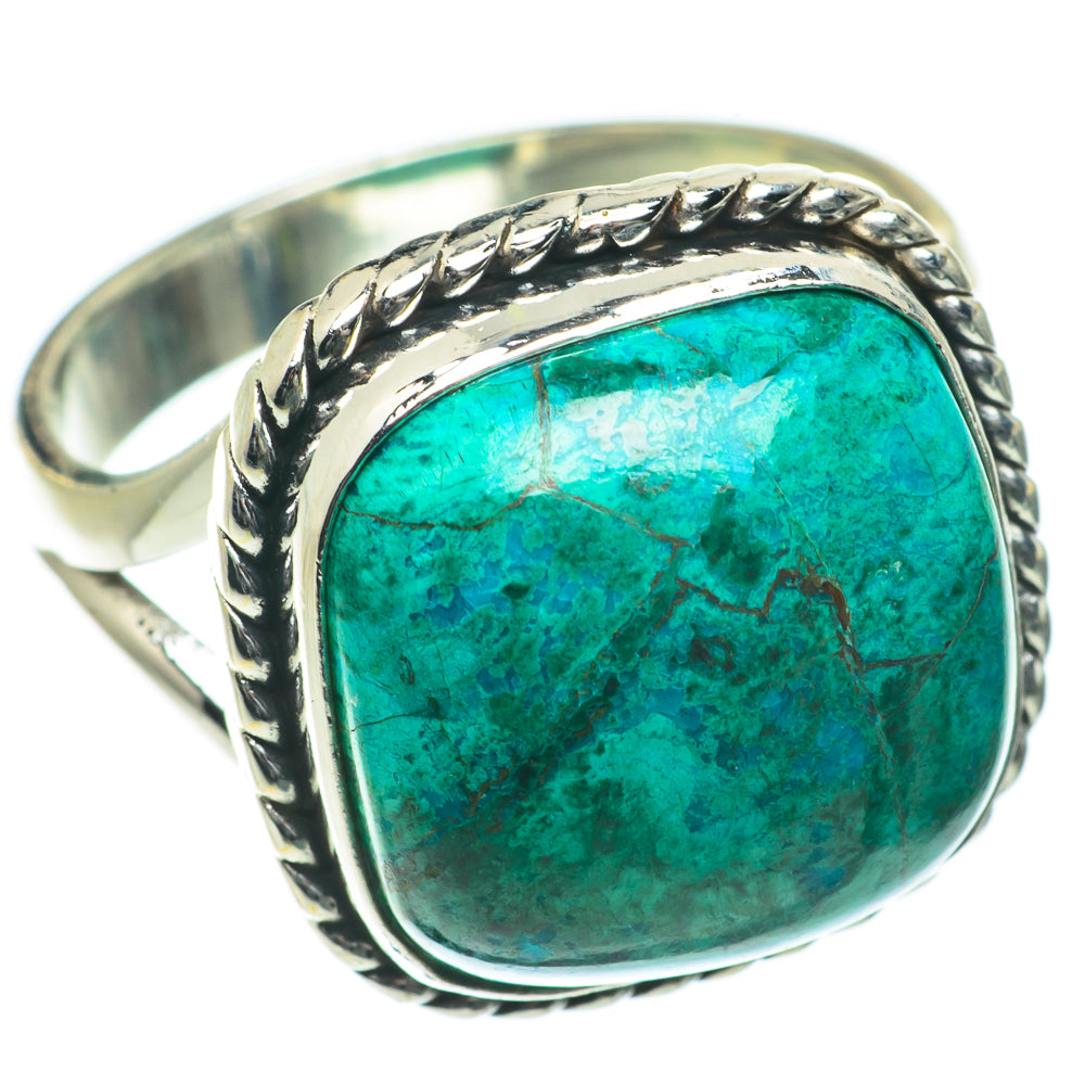 Chrysocolla Rings handcrafted by Anasilvercos - RING64311