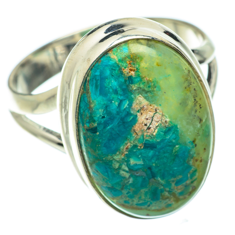 Chrysocolla Rings handcrafted by Anasilvercos - RING64324