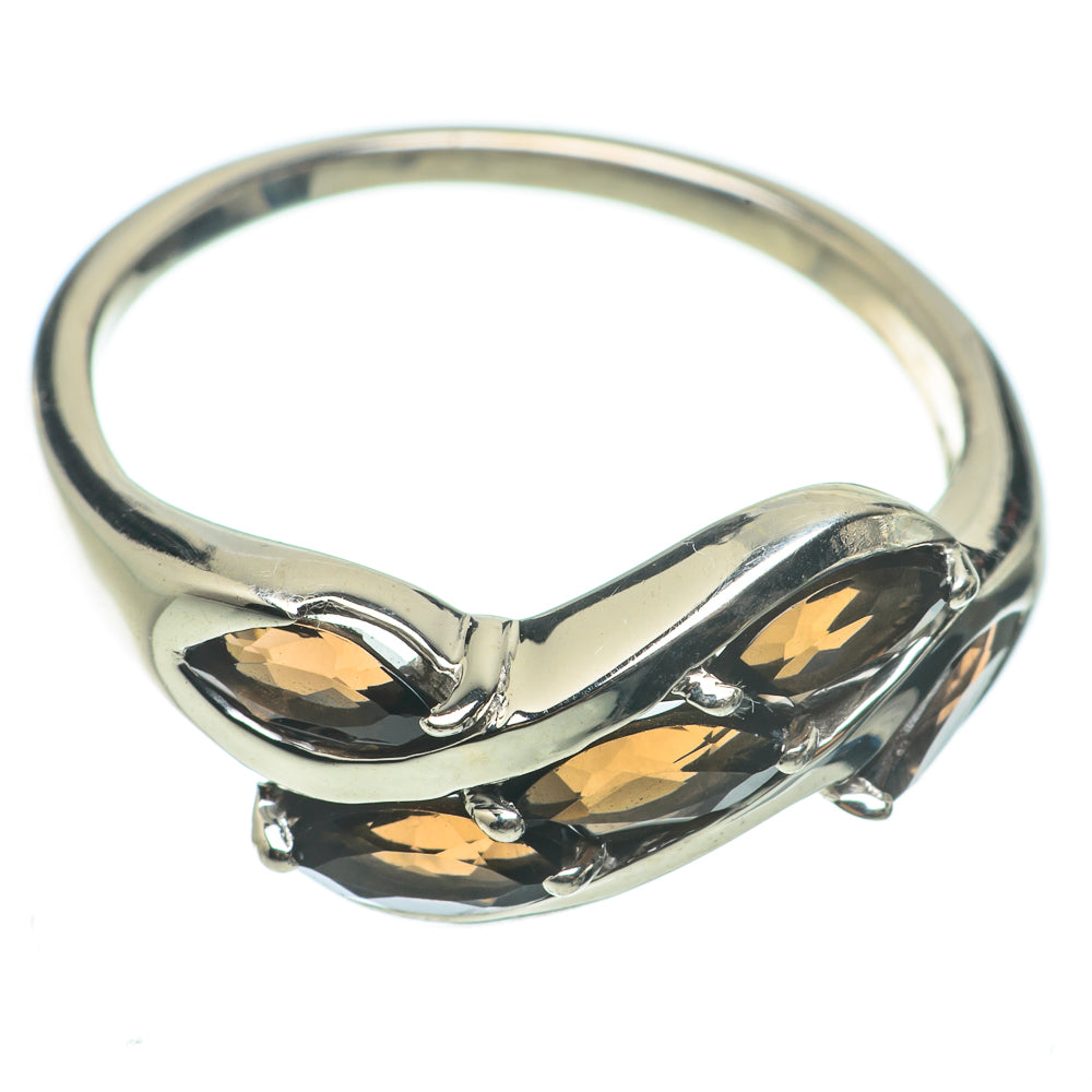 Smoky Quartz Rings handcrafted by Anasilvercos - RING64329