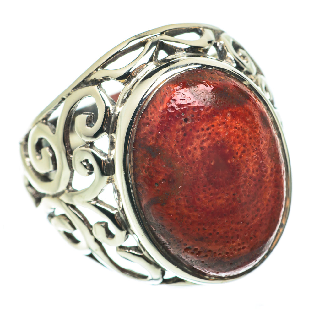 Sponge Coral Rings handcrafted by Anasilvercos - RING64332