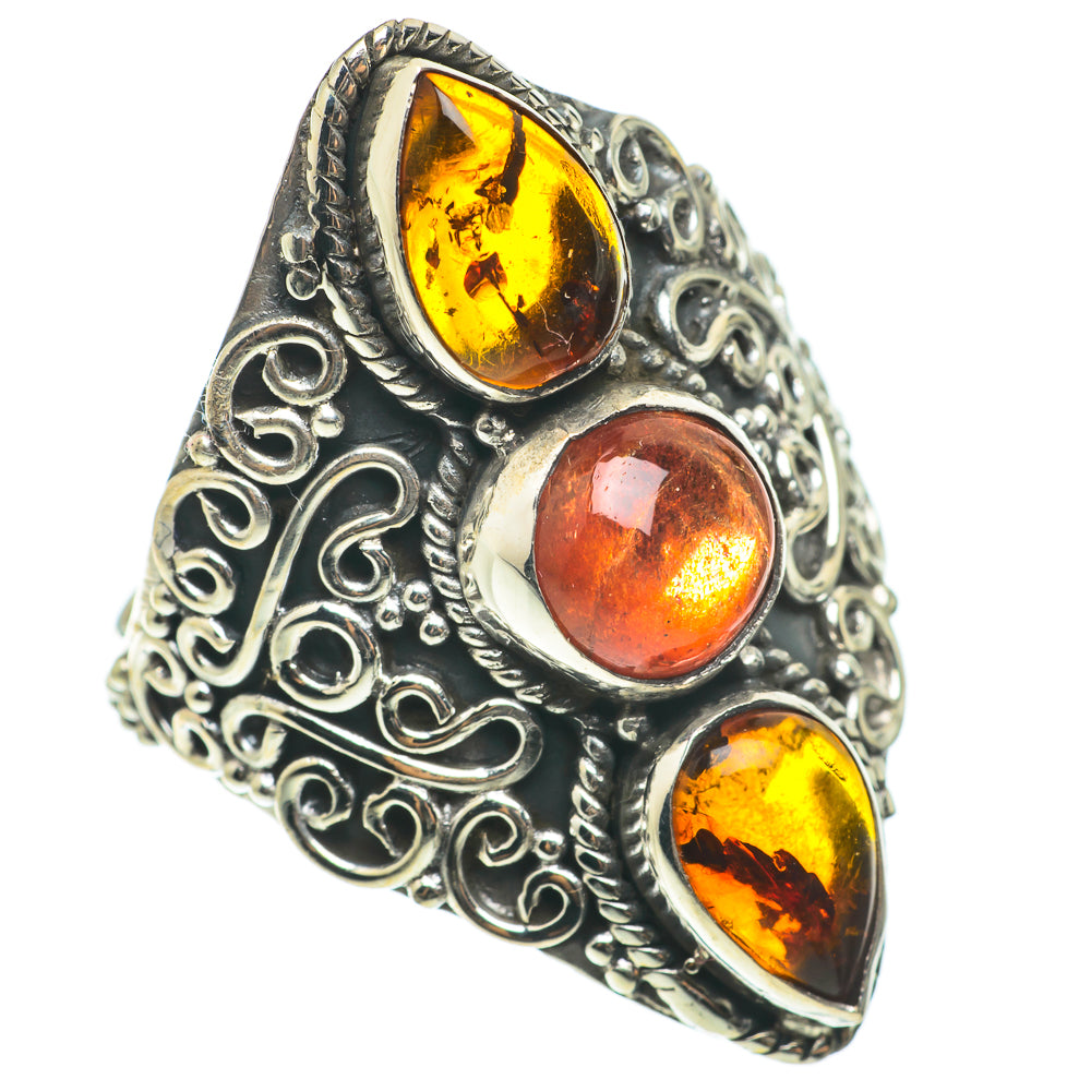 Sunstone Rings handcrafted by Anasilvercos - RING64333