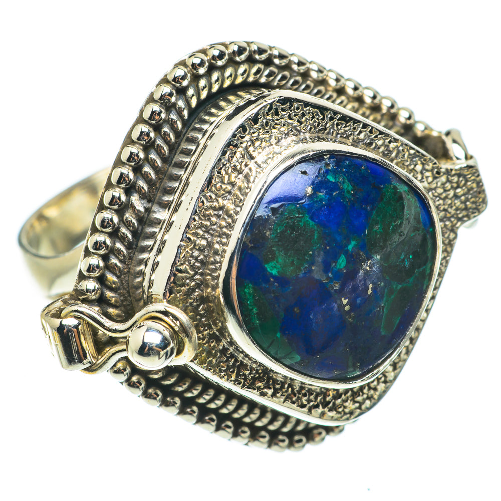Azurite Rings handcrafted by Anasilvercos - RING64345
