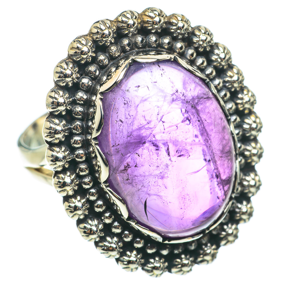 Amethyst Rings handcrafted by Anasilvercos - RING64366