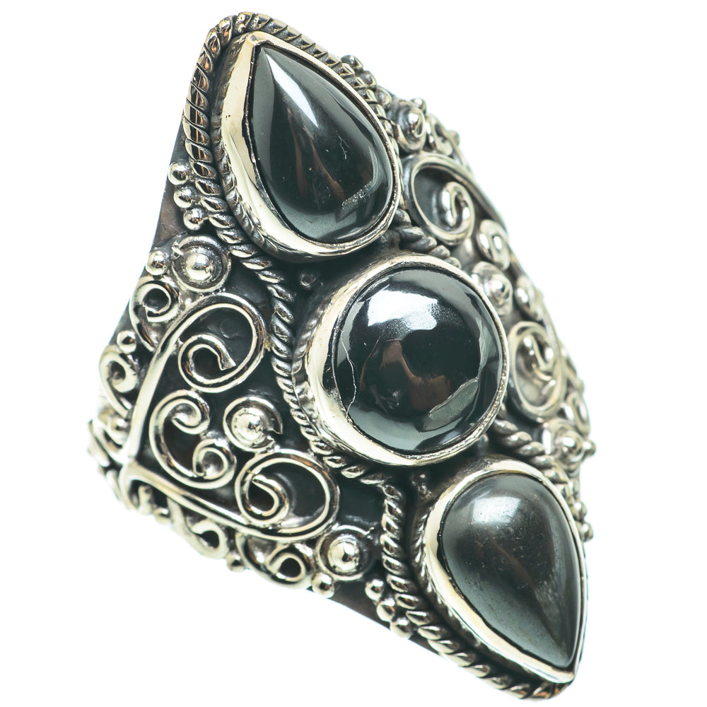 Hematite Rings handcrafted by Anasilvercos - RING64377
