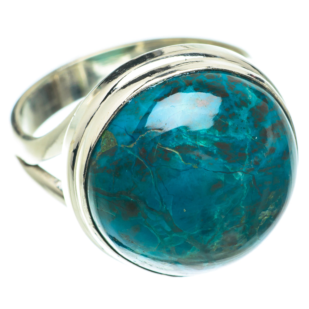 Chrysocolla Rings handcrafted by Anasilvercos - RING64385