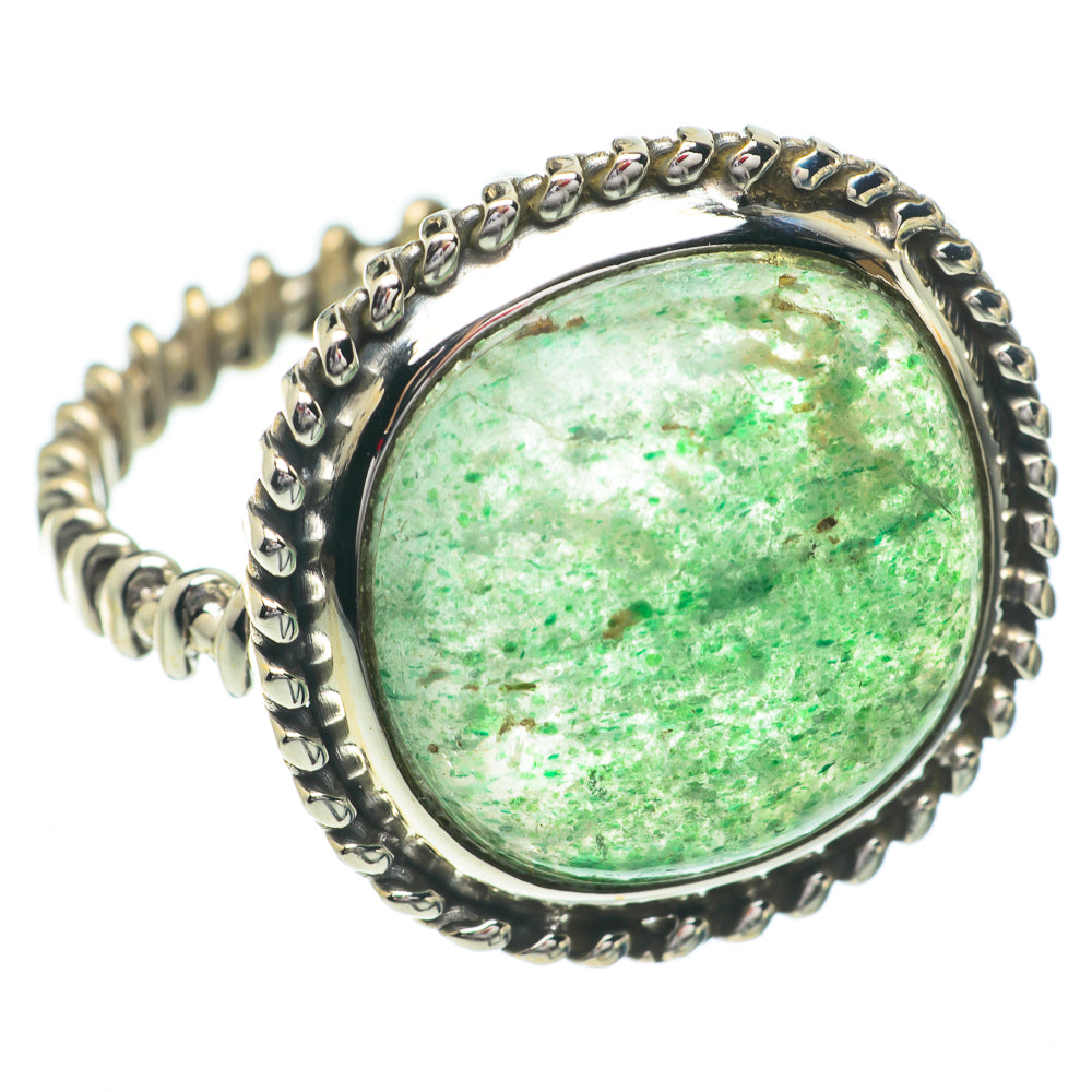 Green Aventurine Rings handcrafted by Anasilvercos - RING64386
