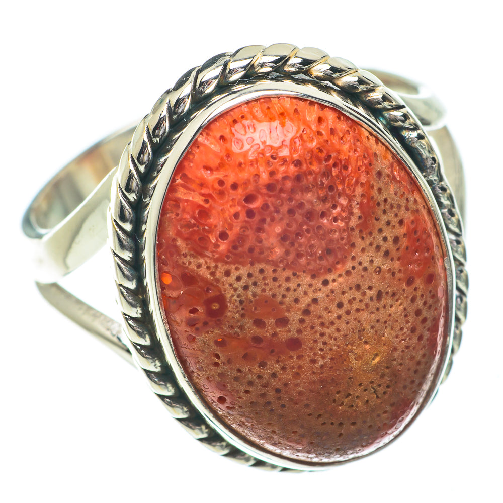 Sponge Coral Rings handcrafted by Anasilvercos - RING64390